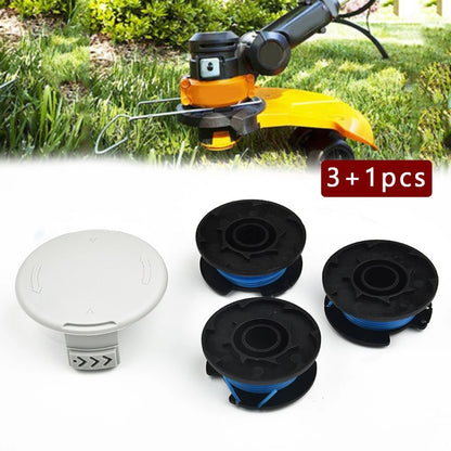 3X Replacement Spool String Trimmer Line for Spool and Cap