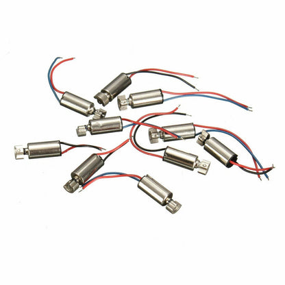 10PCS 4x8mm Coreless Vibration Motor for RC Toy (DC 1.5-3V)