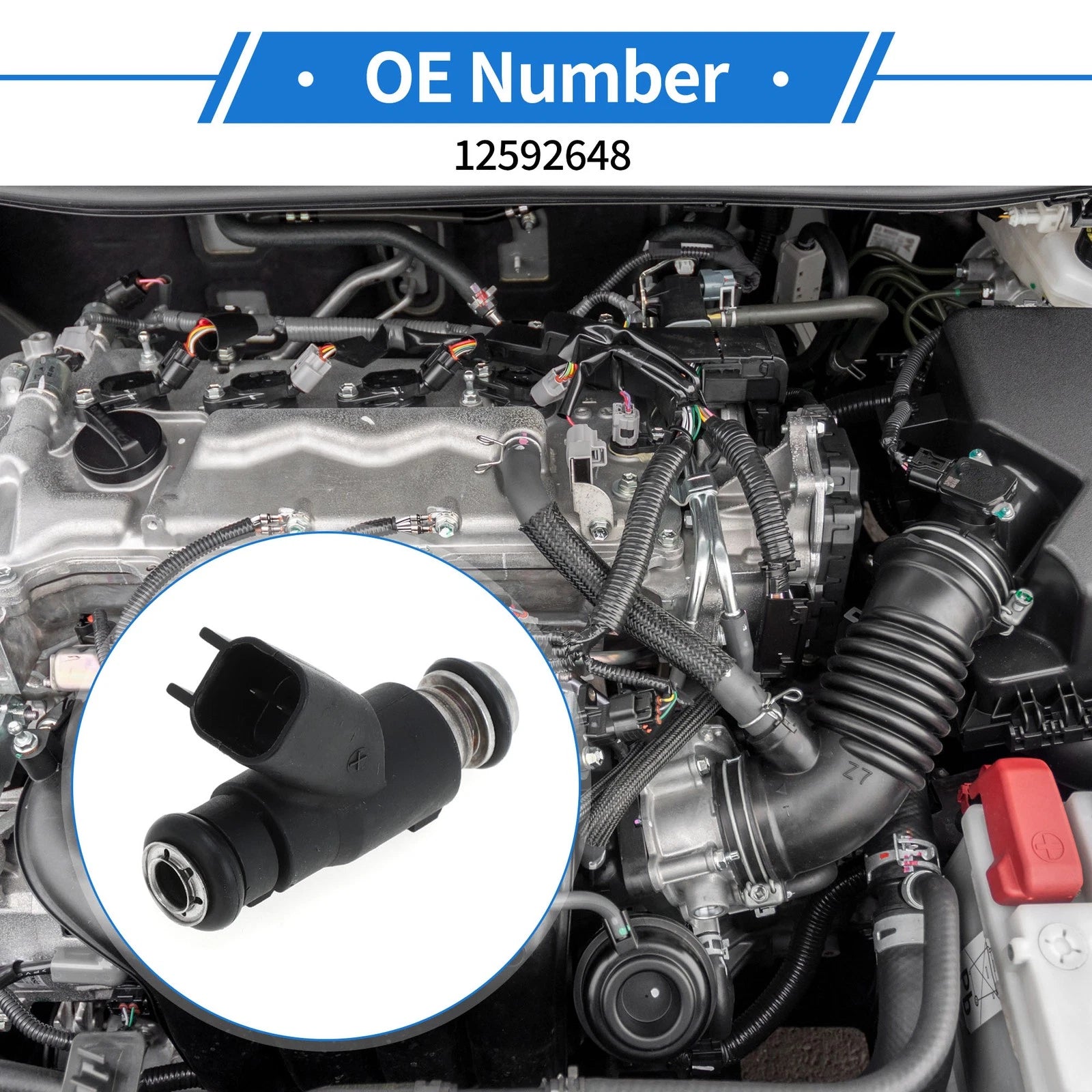 Fuel Injector Replacement for Chevrolet Impala 3.5L 3.9L (2006–2010) 1 Pc