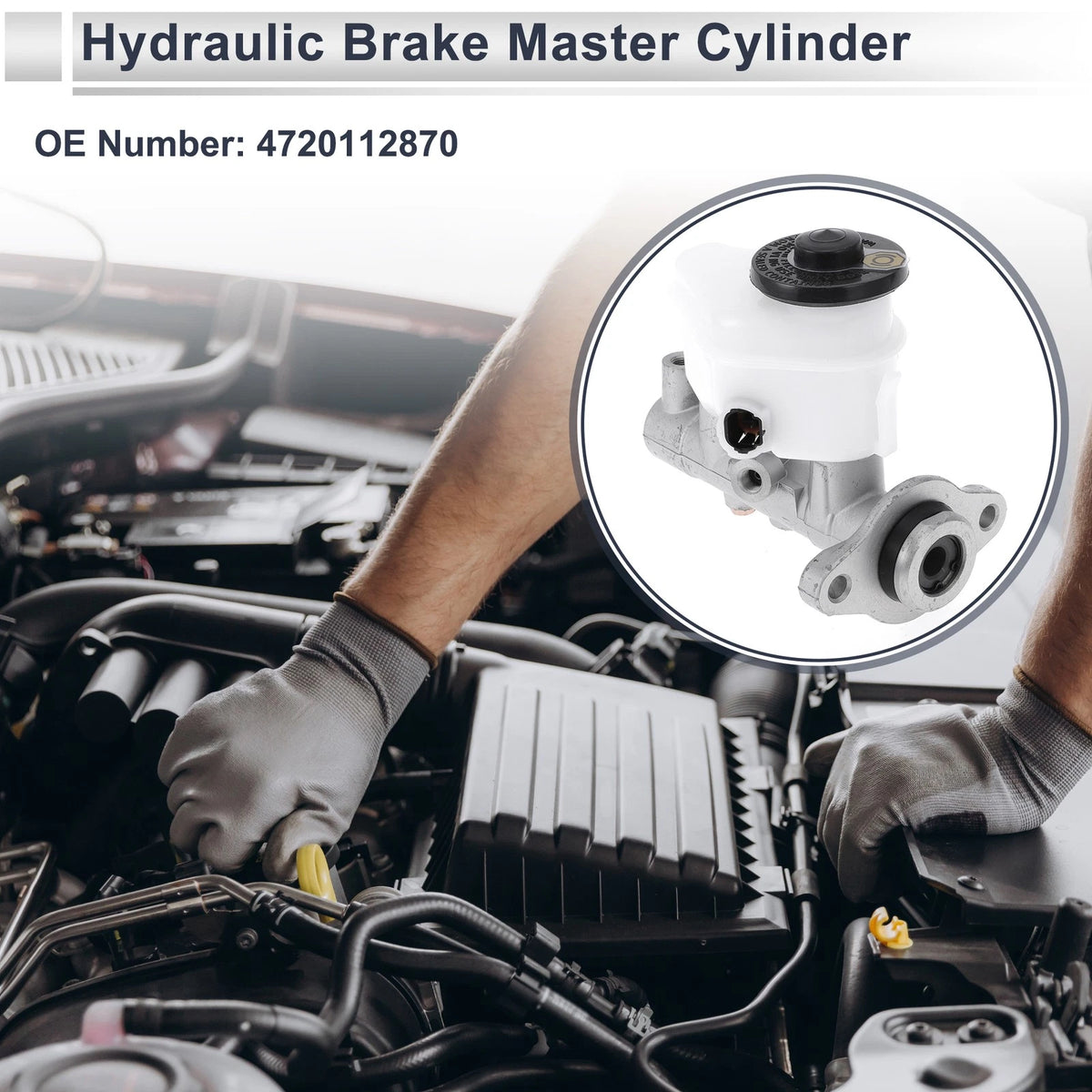 Brake Master Cylinder with Reservoir for Toyota Corolla AE101 AE111 (1993–1995)