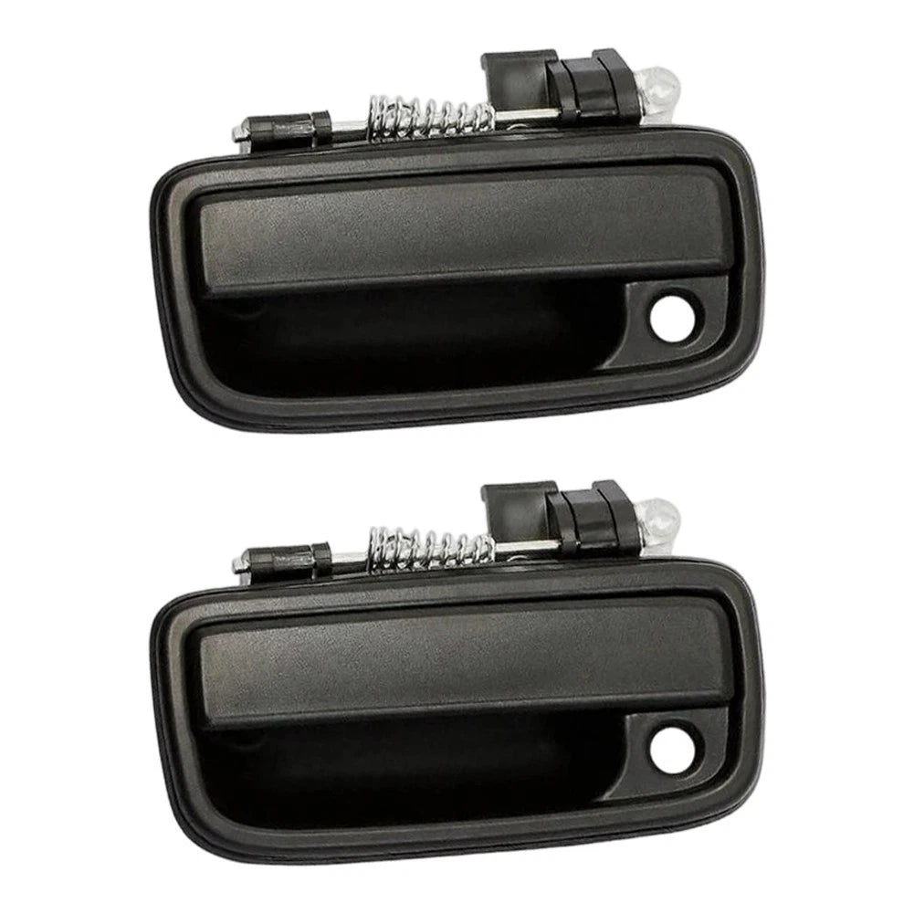 2X Black Exterior Door Handle for Toyota Tacoma (1995–2004)