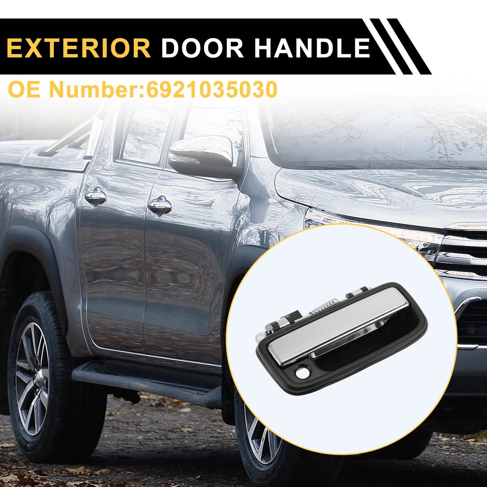 Front Right Exterior Door Handle Replacement for Toyota Tacoma 1995-2004
