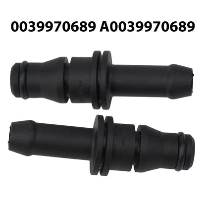 2Pcs Coolant Hose Connector for Mercedes C230 S400 S550 (2000–2010)