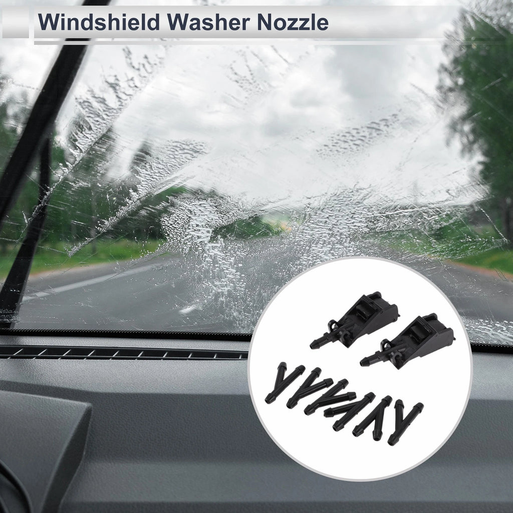 Washer Nozzle Kit with Hose Connectors for Volkswagen Passat (2016–2020)