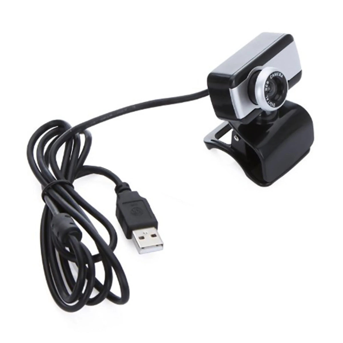 Webcam 480P USB 2.0 with Built-in Microphone for Universal Use