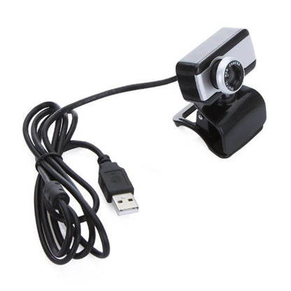 Webcam 480P USB 2.0 with Built-in Microphone for Universal Use