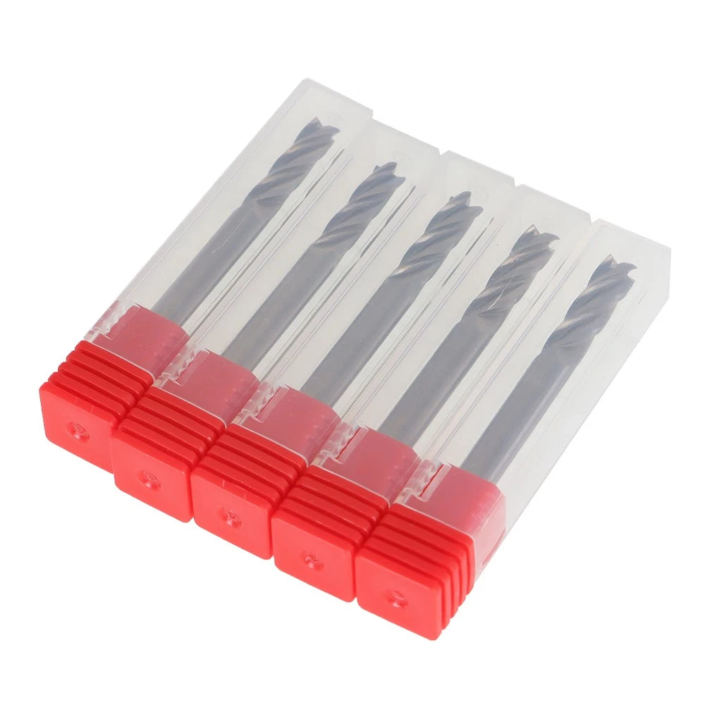 5 PCS 1/4" 4 Flute Carbide End Mill for