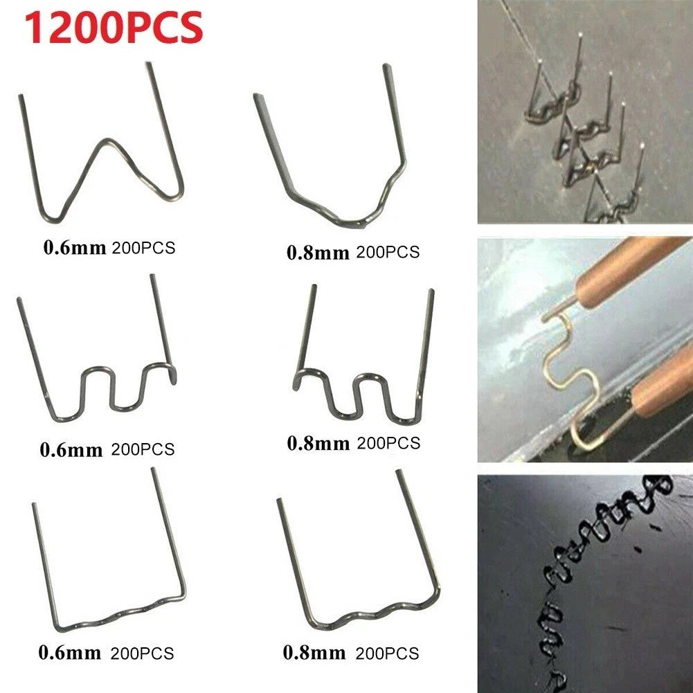 1200x Hot Stapler Staples for Plastic Welder/Car Bumper Repair Kit