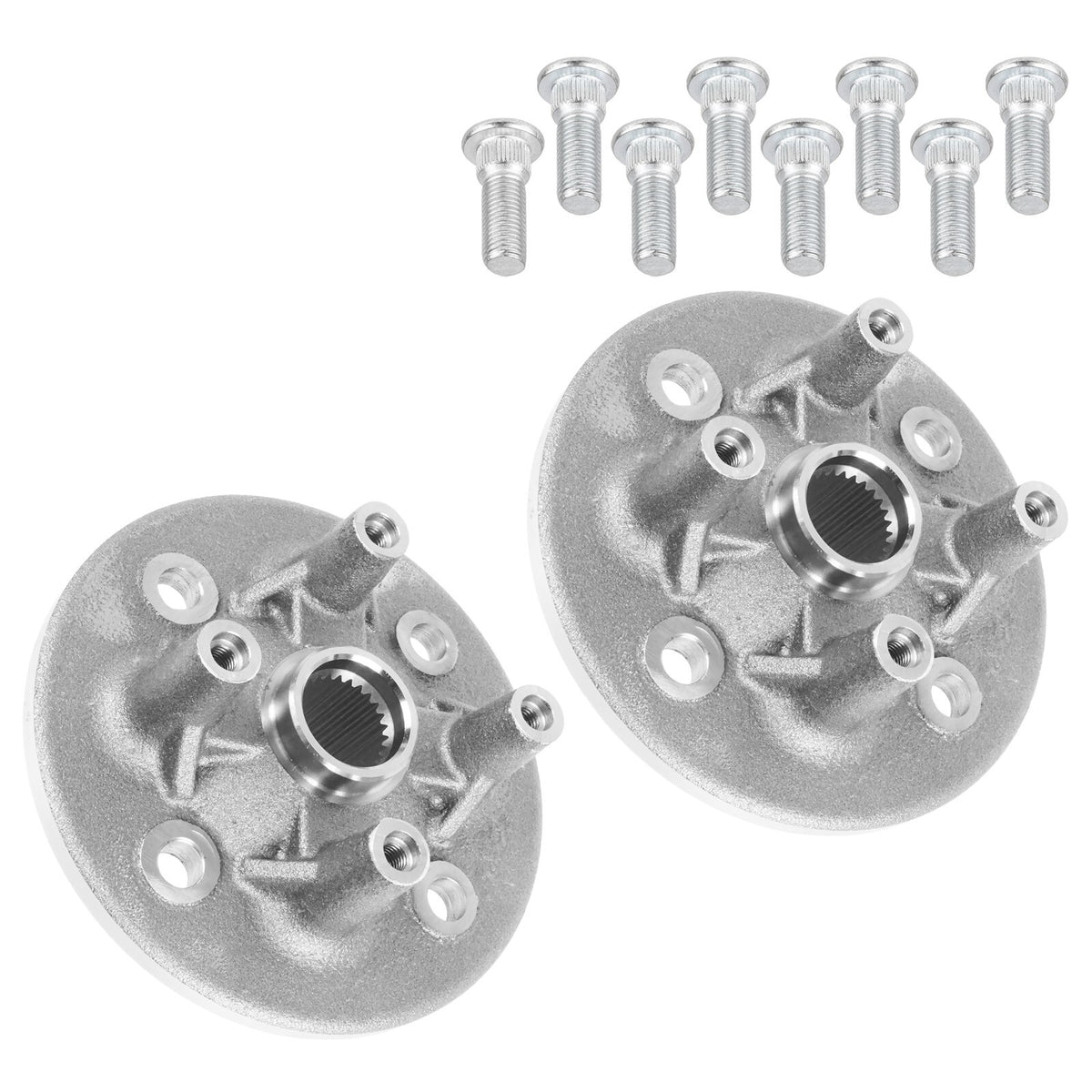 Front Wheel Hub w Stud Bolt for Yamaha Rhino 700 YXR700F (2008–2013)