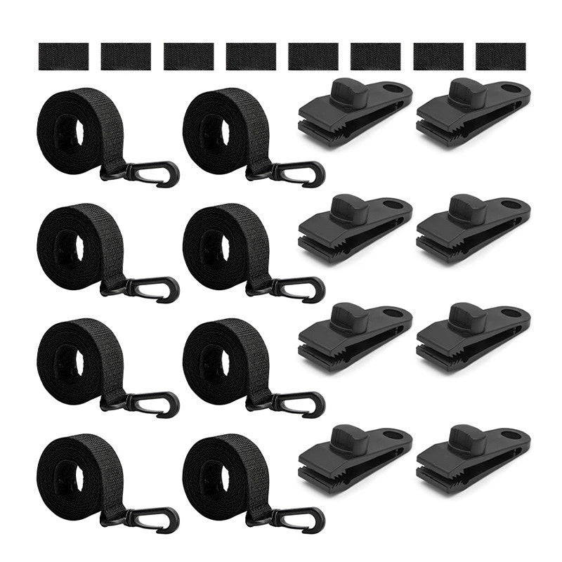 Set of 4 Windproof Canopy Fixing Straps for Camping Tent
