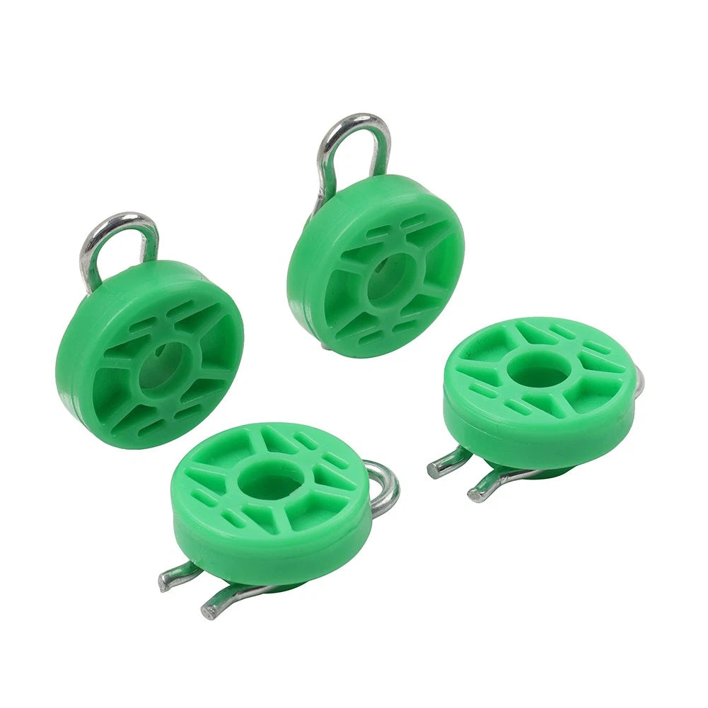 4X Front Power Window Regulator Guide Roller Clip for Saab 9-3 9-5 (1999–2012)