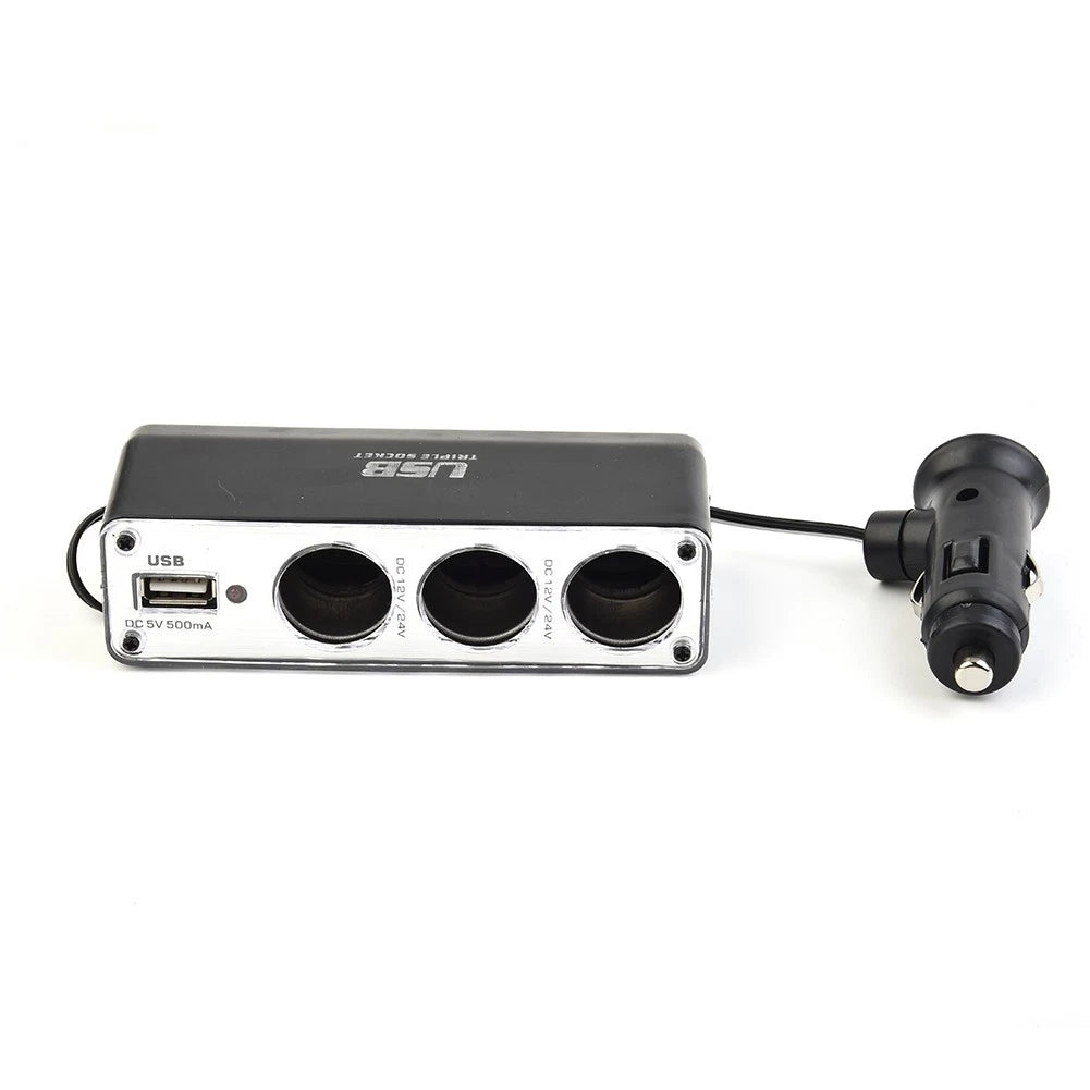 Charger Adapter Triple Splitter for Digital Camera (5V/500mAh)