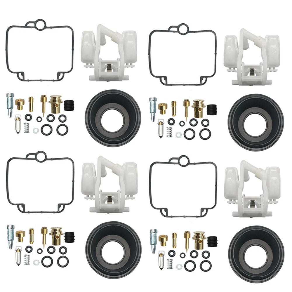 4X Carburetor Float Diaphragm Repair Kit for Suzuki GSXR1100W (1993–1998)