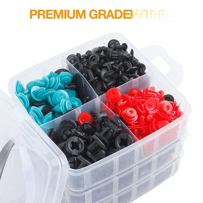 725PCS Car Trim Fastener Remover Kit Nylon Bumper Panel Clips for Auto Use