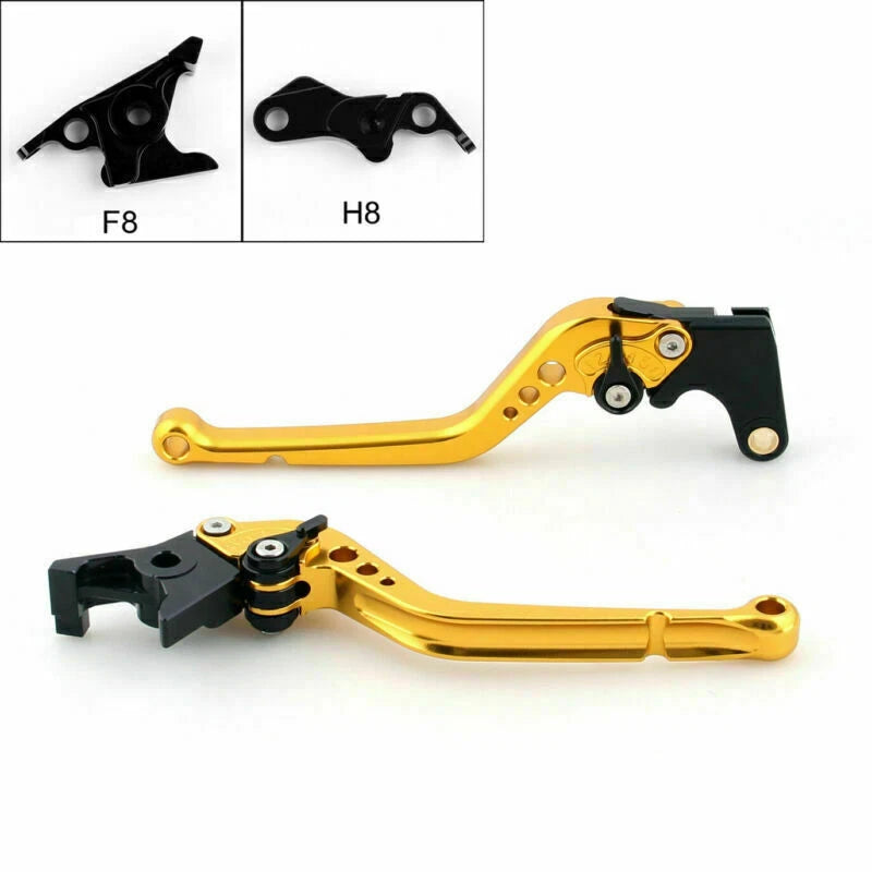 Long Brake Clutch Levers for Hyosung GT250R GT650R (2006–2010) Gold T9