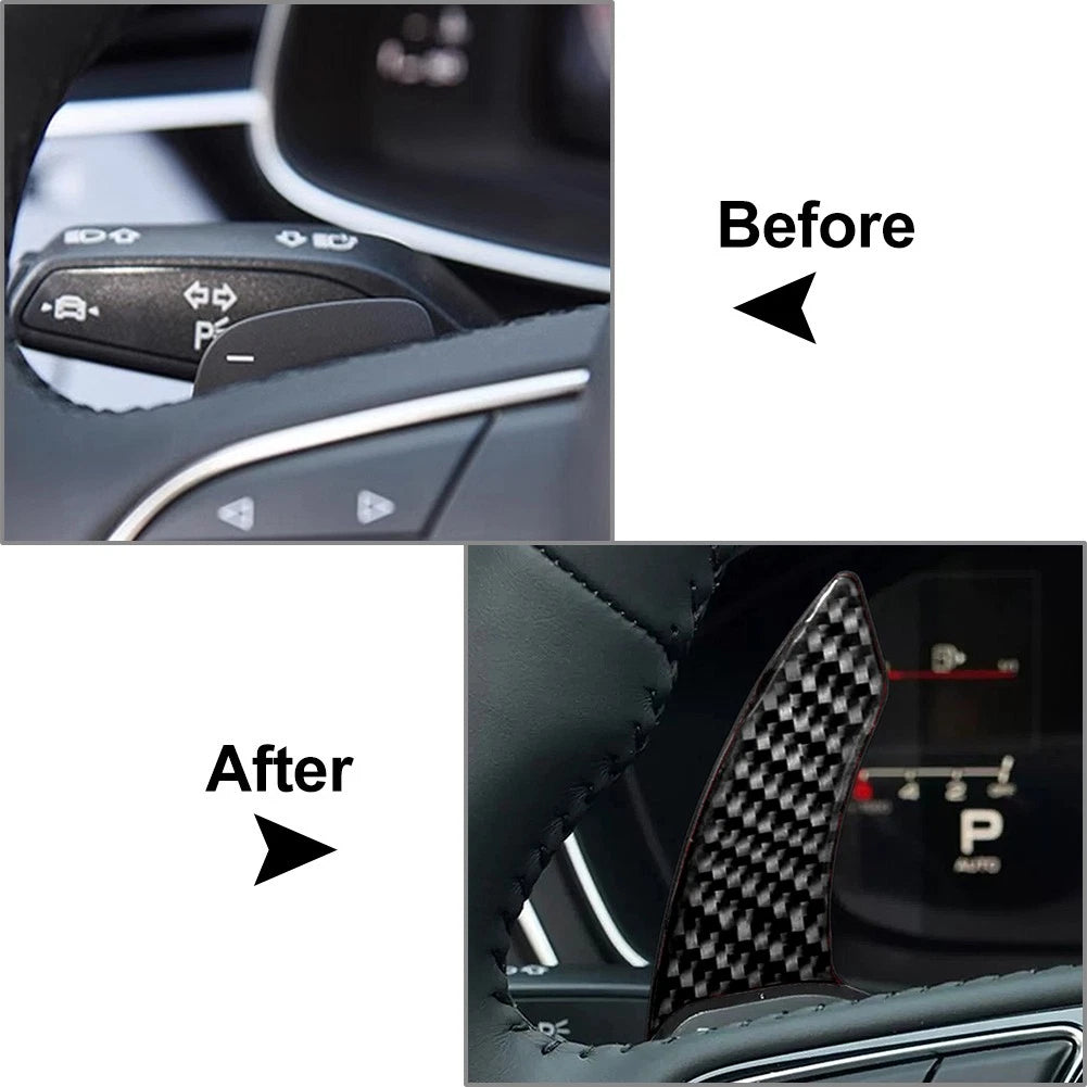 Steering Wheel Shift Paddle Extension for Audi A3 A4 A5 A6 A7 A8 Q5 Q7 S3 S5 (2010–2023)