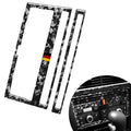2X Air Conditioning CD Control Panel Cover Trim for Audi A6 S6 (2005–2011)