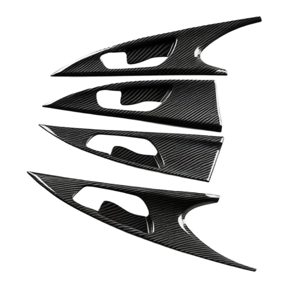 Carbon Fiber Door Decals for