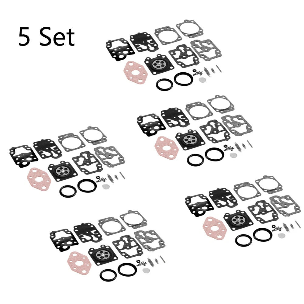 Set of 5 Carburetor Gasket Kits for Walbro K20-WYL Honda GX22/31 Echo GT1100