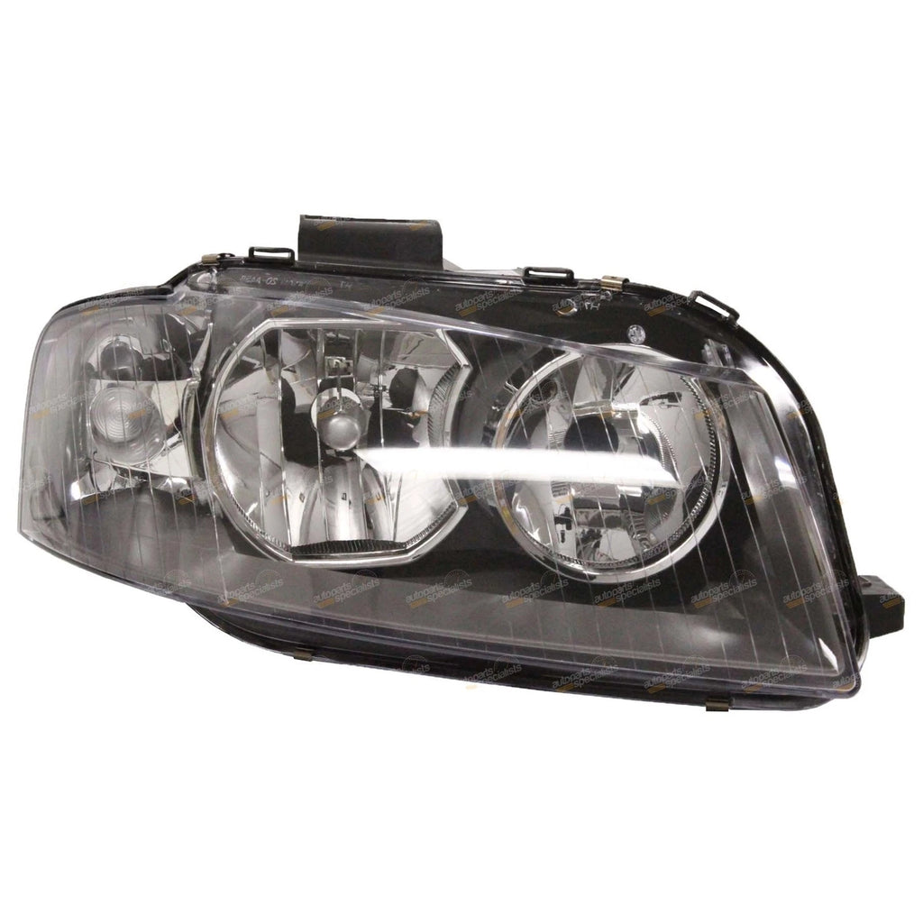 RH Halogen Headlight for Audi A3 8P (2004–2008) RHS Driver