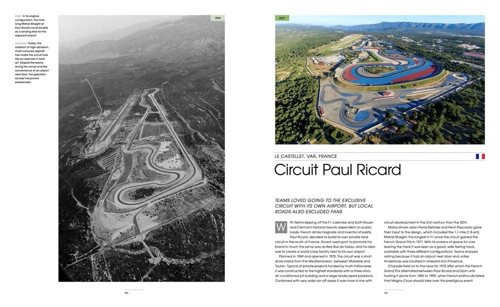 Formula One The Circuits: Then and Now Book