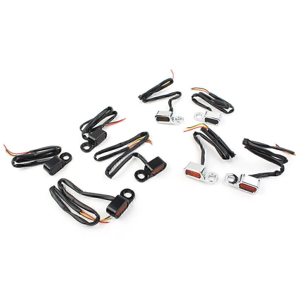 Black+Smoke turn signal indicators lights For Harley Touring Models 14-2021 GZ