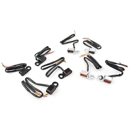 Black+Smoke turn signal indicators lights For Harley Touring Models 14-2021 GZ