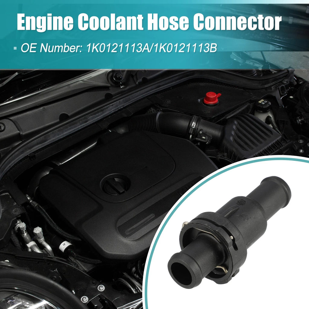 Engine Coolant Hose Connector OEM Replacement for VW CC (2009–2013)
