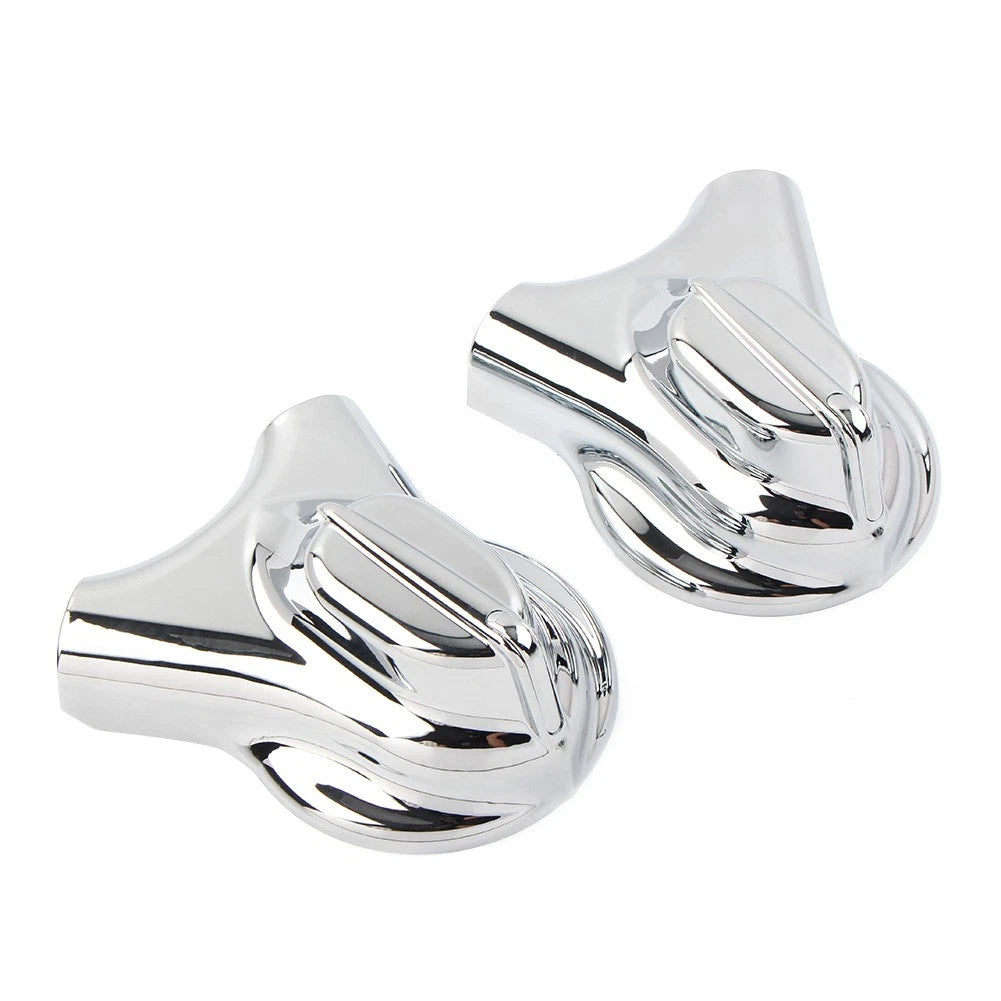 Chrome Rear Swingarm Axle Covers Kit for Harley Heritage Softail (2008–2017)