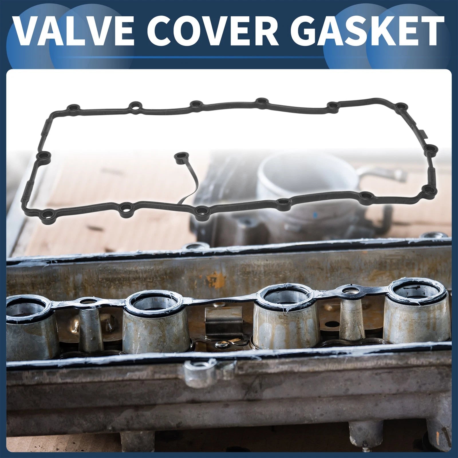 Valve Cover Gasket Set Replacement for Audi A6 2004–2006
