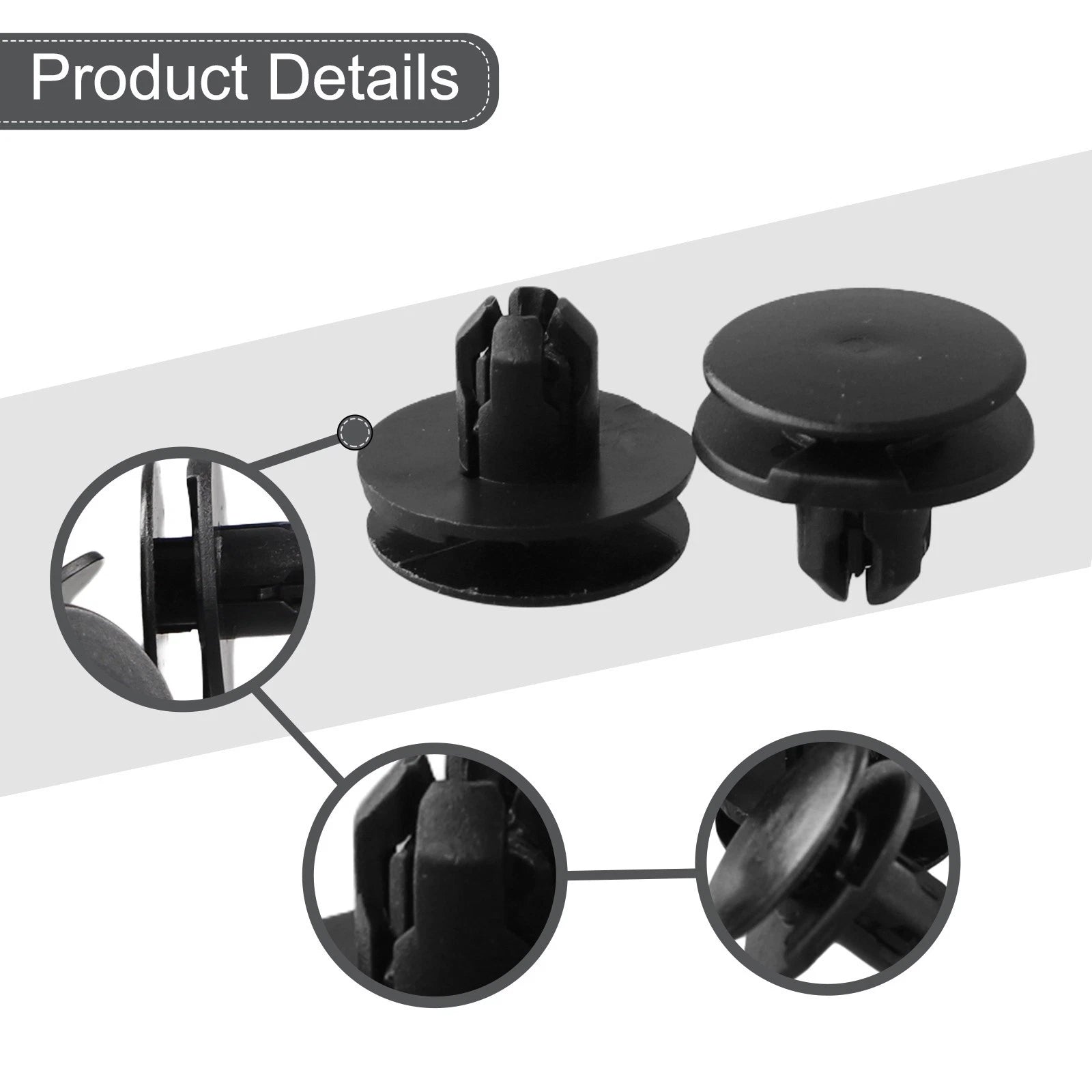 100pcs Clips Rivet Retainers for (91501-TRO-003)