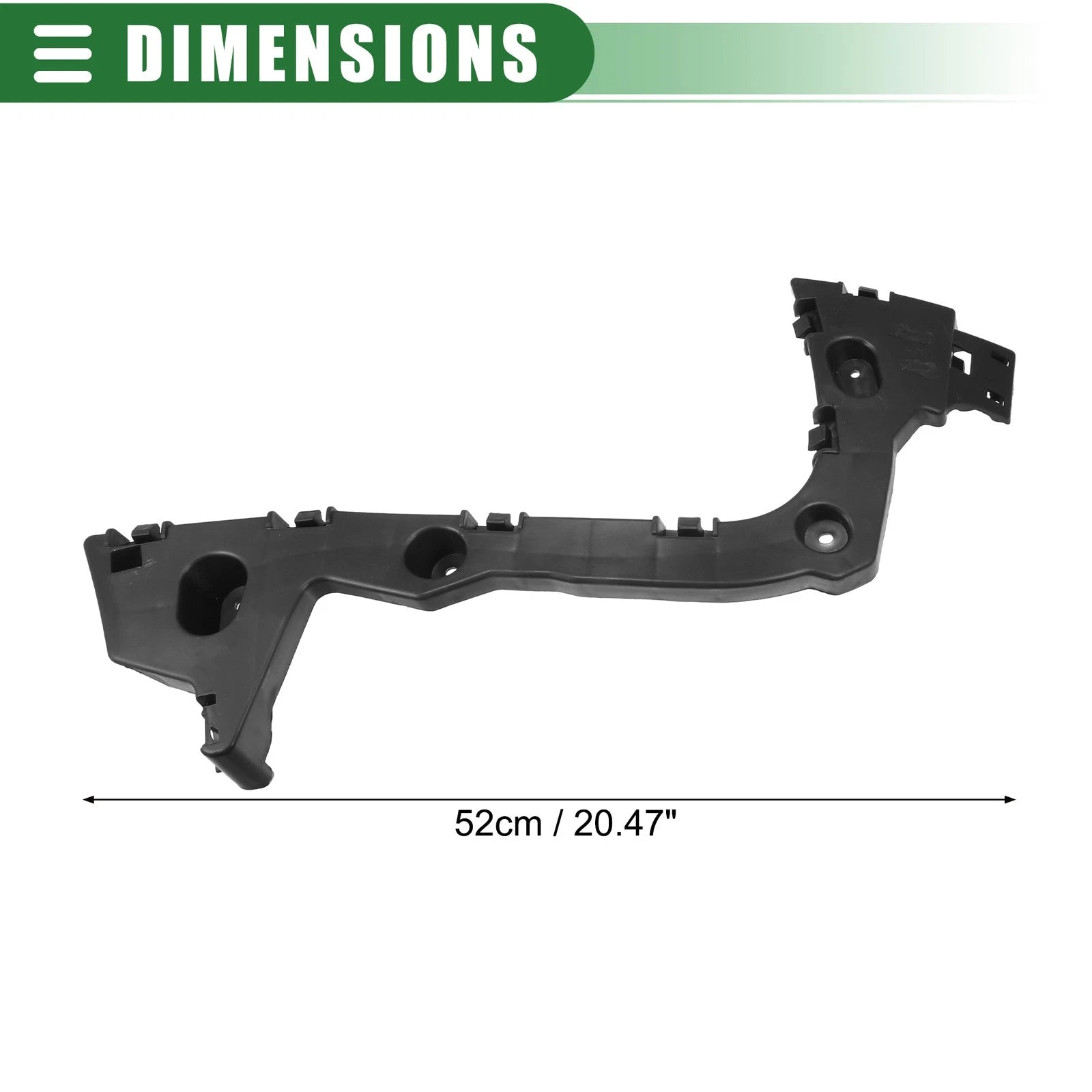 Rear Left Driver Side Bumper Support Bracket for Ford Focus (2015–2018)