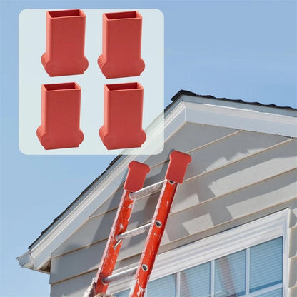 4 Pack Rubber Ladder Foot Covers for Utility Ladders