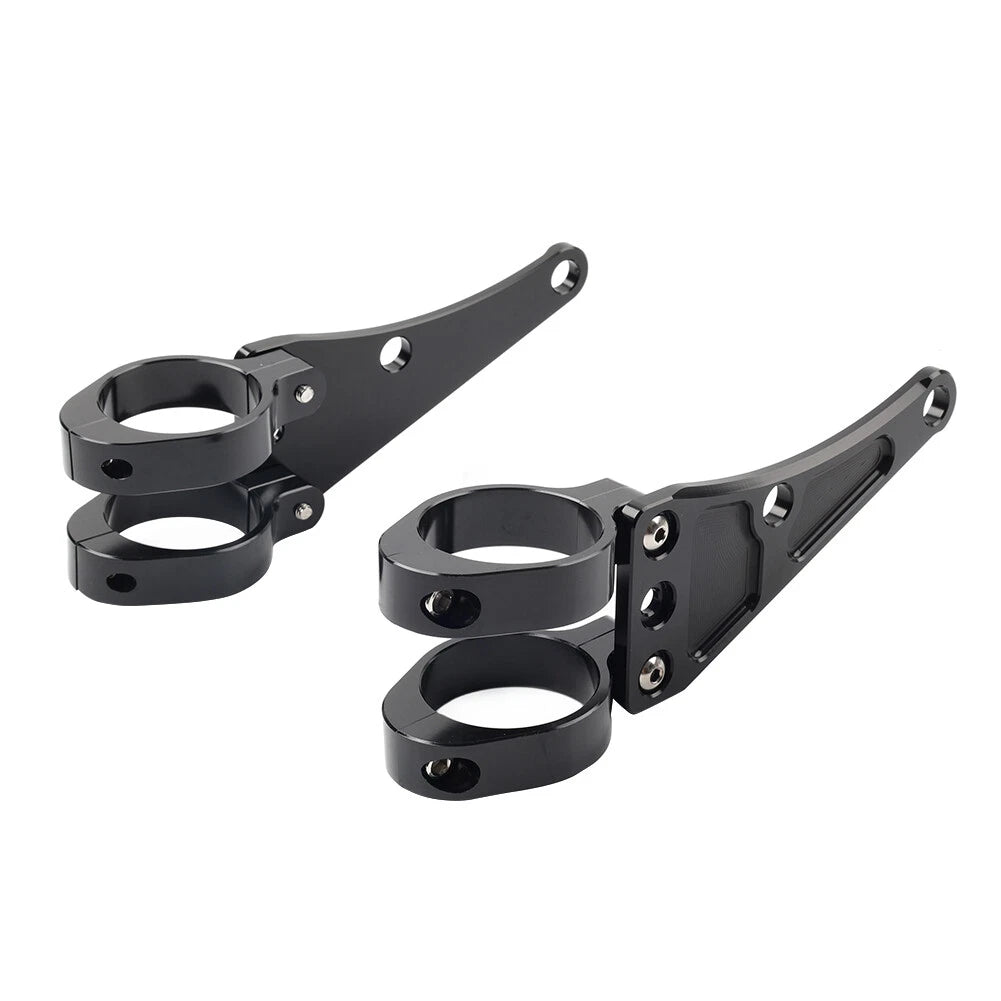 41MM Motorcycle Headlight Bracket Mount Clamp Fork Tube Holder For Harley