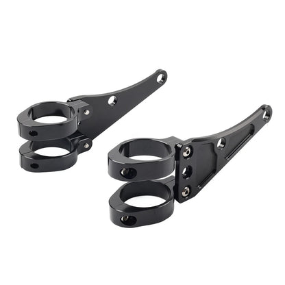 41MM Motorcycle Headlight Bracket Mount Clamp Fork Tube Holder For Harley