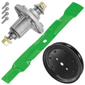 Spindle and Blade with Pulley for John Deere E130 S110 S120 X106 (42") (2006–2016)