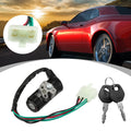Ignition Switch Lock with 2 Keys for GY6 125 (5 Wires)