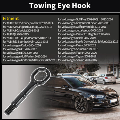 Tow Hook No.1T0805615A for Audi A3 (2004–2013) Towing Eye Hook