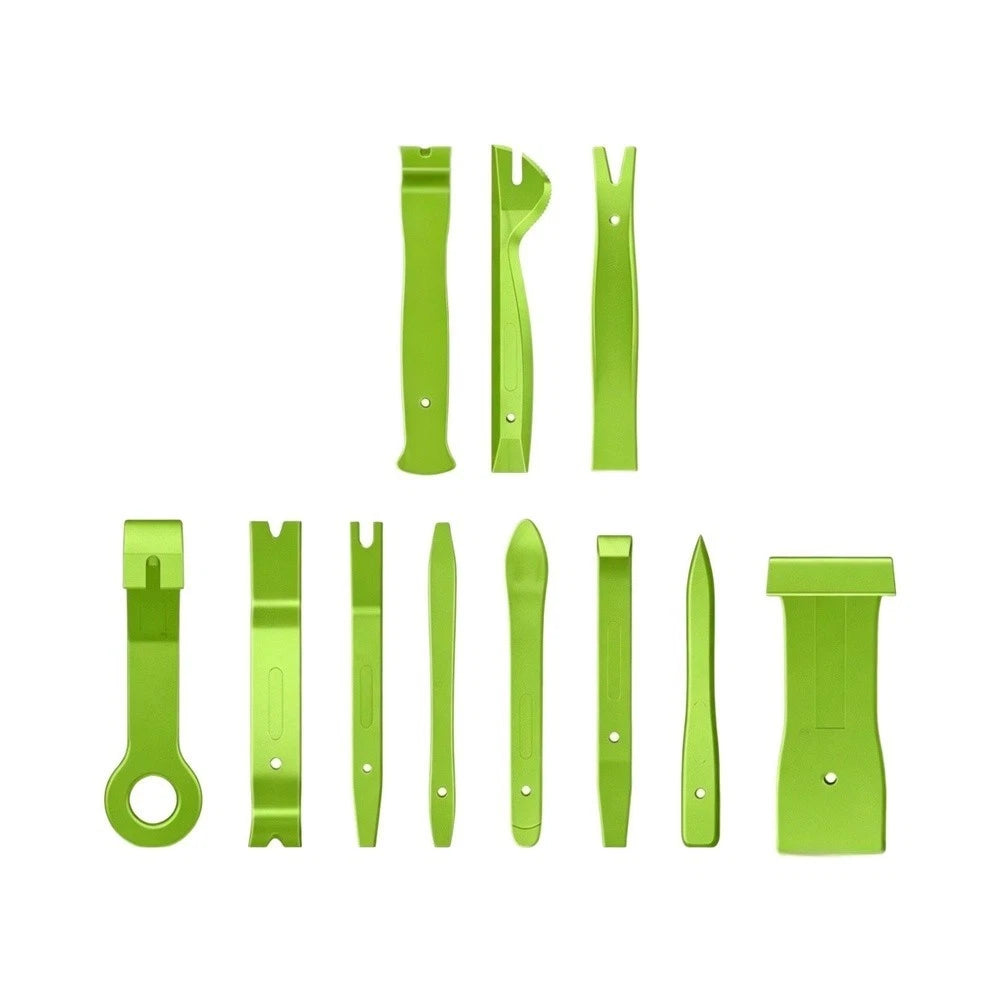 Car Interior Pry Bar Set 19 pcs Non-Marring Nylon Tools for Door Panel Removal