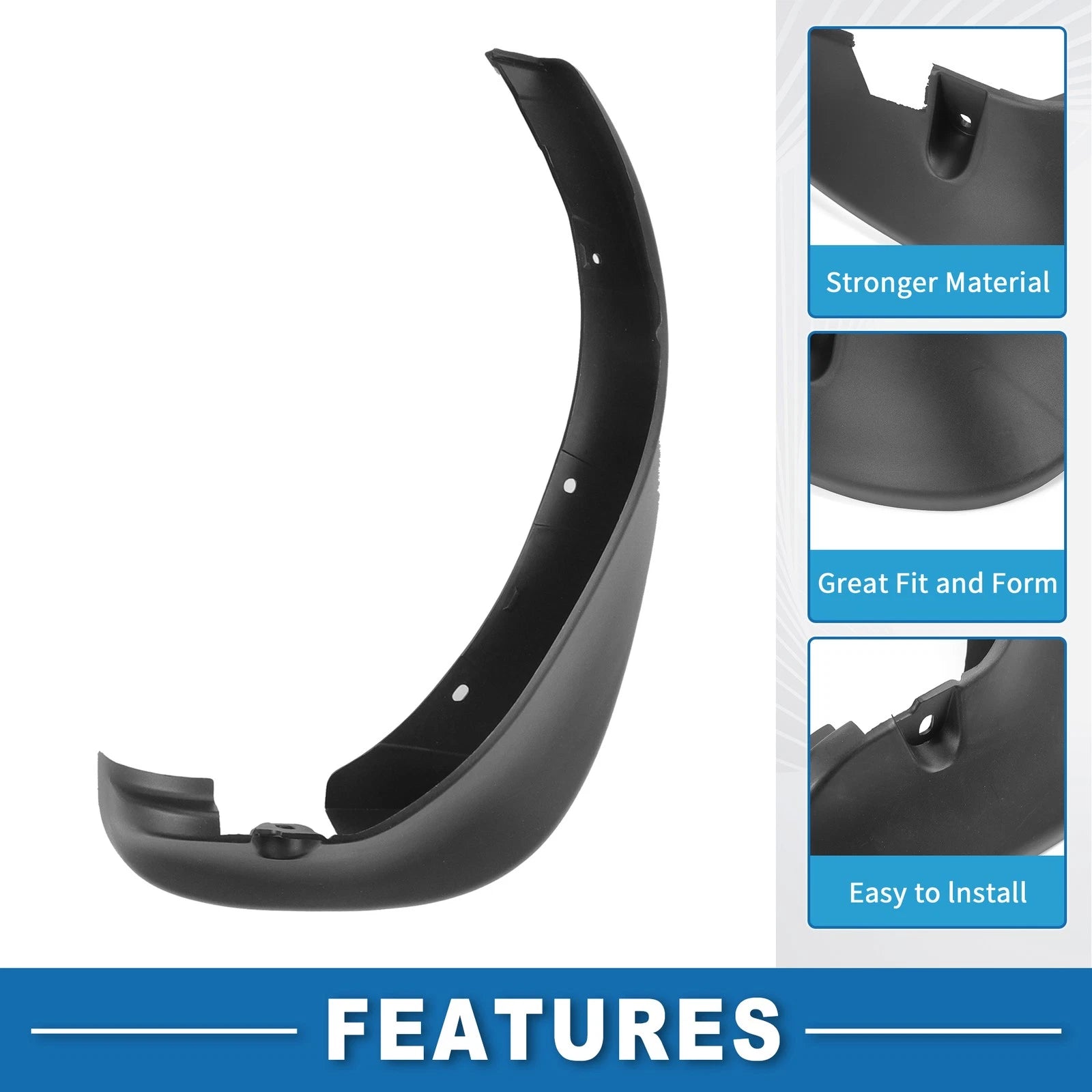 Front and Rear Side Mud Flap Splash Guard Set for Mazda Miata (1990–2005)