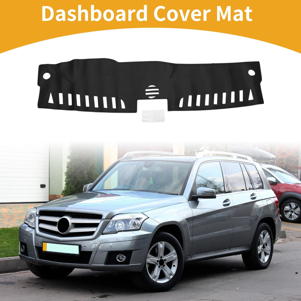 Dashboard Cover for Mercedes-Benz GLK 2012–2015 Black Anti-Slip
