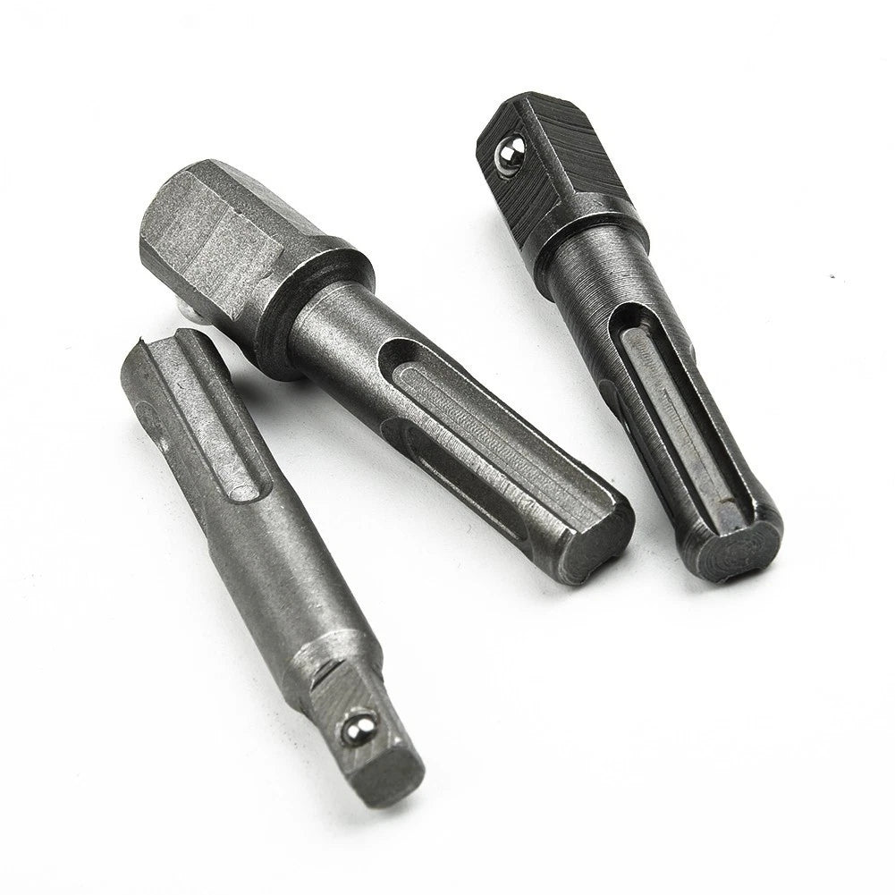 Set of 4 Bit Chuck Driver Socket Hammer Drill Adapter Hex