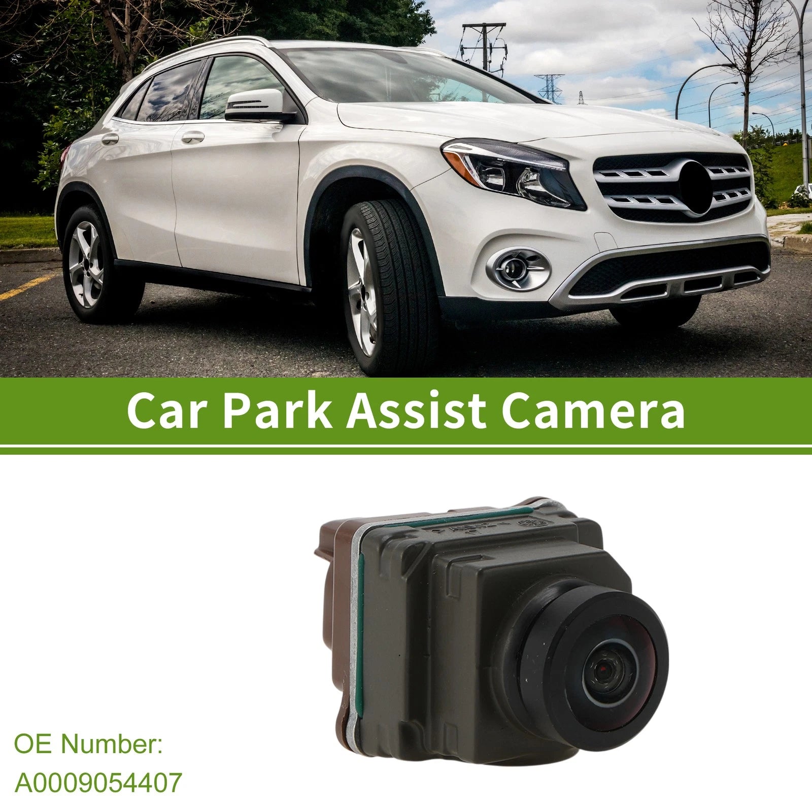 Front View Car Camera Replacement for Mercedes-Benz GLA250 (2015–2025)