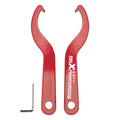 2X Coilover Wrench Spanner Adjustment Tool Universal Red