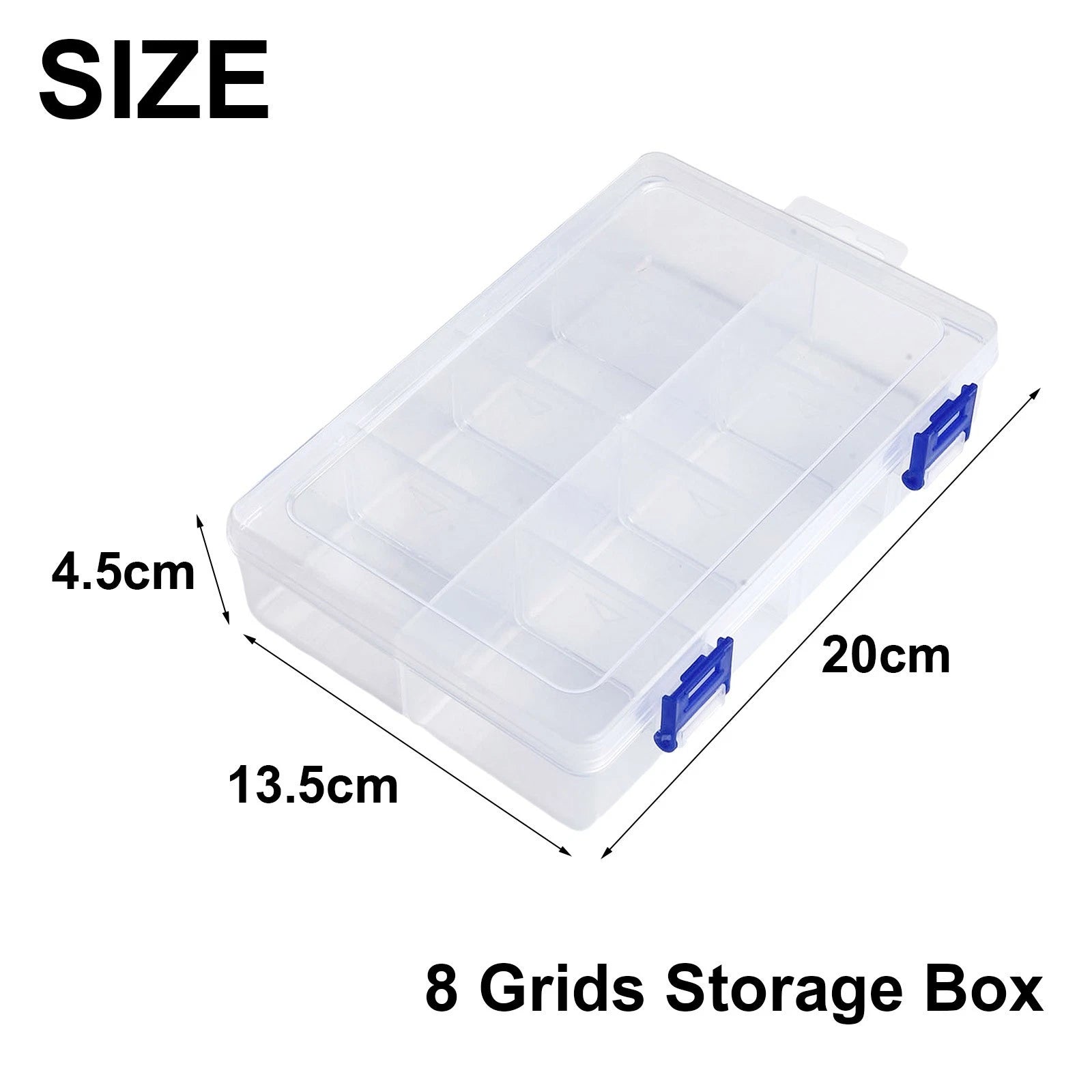 Secure and Dustproof Screw Holder Case Organizer for