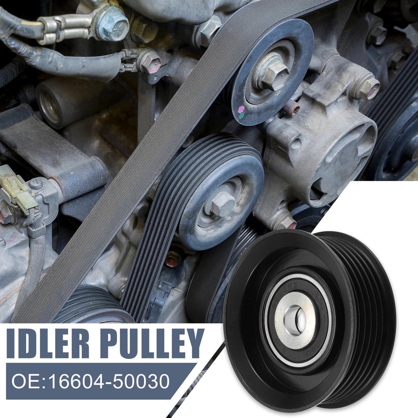 Drive Belt Idler Pulley Replacement for Toyota 4Runner 4.7L (2003–2009)