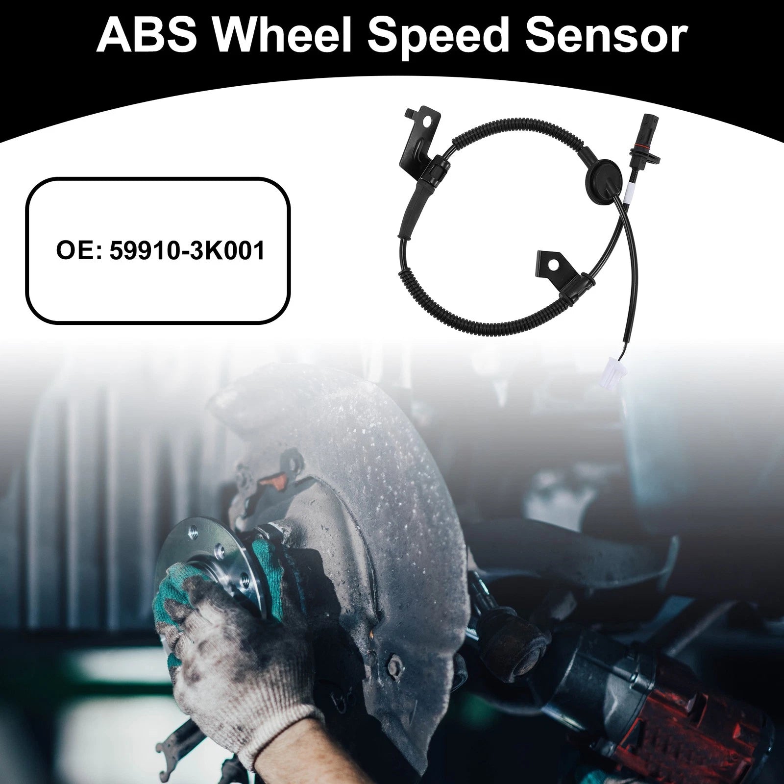 ABS Wheel Speed Sensor Replacement for Hyundai Sonata Rear Left (2009–2014)