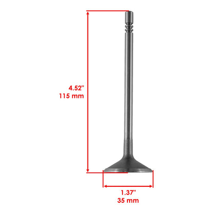 Exhaust Intake Valve Set for Polaris Ranger RZR 4 800 (2010–2014)
