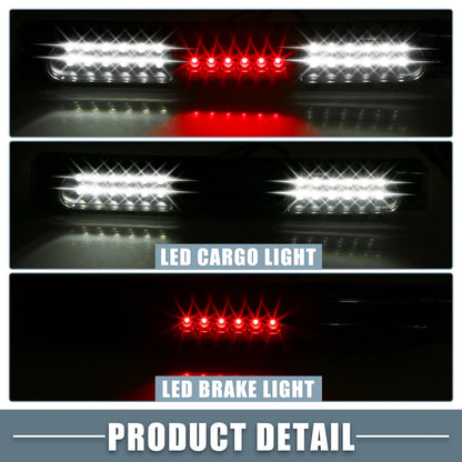 High Mount Stop Light XL3Z13A613AA for Ford F150 (2004–2008) Black Smoked Lens