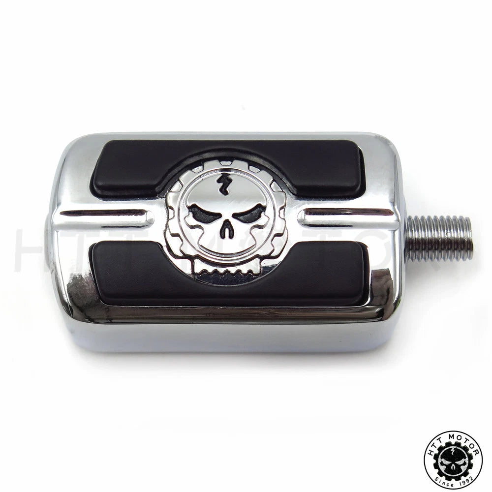 Chrome Skull Shift Peg for Harley Chopper Touring Cruiser